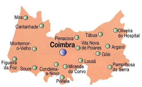 Coimbra Tourist Map 2176